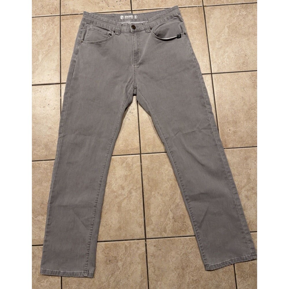 Born Primitive Jeans Mens 36x33 Grey Ultra Stretch Denim Pants Utility Outdoor